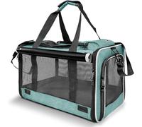 Sac de Transport for Animaux de Compagnie, chenil de Voyage, Souple et ventilé, Cage de Transport for Petits Animaux de Compagnie, avec Couvercle(E)