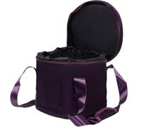 Sac de transport for bol chantant en cristal, étui de rangement rembourré de 10 pouces avec double fermeture éclair et poche for accessoires, sac de voyage Oxford de protection