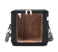 Sac De Transport For Petits Animaux De Compagnie, Sac De Transport Portable For Animaux De Compagnie, Sac Confortable Et Respirant For Écureuil Volant Honeybug, Sac For Cochon D'Inde Et Hamster(Black,