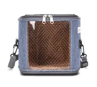 Sac De Transport For Petits Animaux De Compagnie, Sac De Transport Portable For Animaux De Compagnie, Sac Confortable Et Respirant For Écureuil Volant Honeybug, Sac For Cochon D'Inde Et Hamster(Blue,L