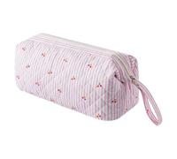 Sac de transport générique à fleurs avec poignée et fermeture éclair, joli étui de rangement portable de grande capacité pour sèche-cheveux Airwrap Shark Flexstyle