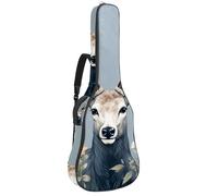 Sac de transport imperméable pour guitare acoustique avec couche de protection, beau cerf 101,6 cm/104,7 cm, multicolore, 42.9x16.9x4.7 in, Sac pour guitare