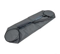 Sac de transport imperméable pour tapis de yoga avec fermeture éclair et sangle réglable, conçu pour protéger et transporter des tapis de yoga dans diverses activités (gris)