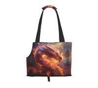 Sac de transport imprimé dragon de la nuit pour chiots et chiens de petite taille, chats et lapins