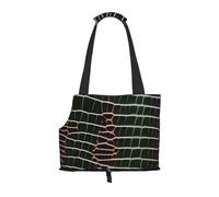 Sac de transport imprimé peau de crocodile pour chiots et animaux de compagnie pour petits chiens, chats et lapins