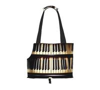 Sac de transport imprimé touches de piano pour chiots et chiens de petite taille