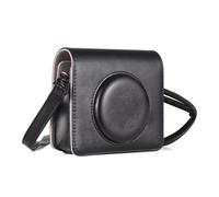 Sac de transport instantané portable en cuir PU de style rétro avec sangle réglable pour C300R Shot 3 boutons magnétiques Accès rapide Housse amovible à l'eau, Noir , Style rétro