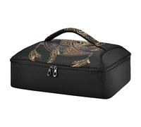 Sac de transport isotherme pour cocotte de voyage - Design bohème chic - Résistant à la chaleur