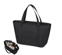 Sac de transport isotherme, sac de transport isotherme à fermeture éclair, sac isotherme de grande capacité, pour le shopping, l'hospitalité, les pique-niques, les activités de voyage, l'école, les