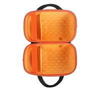 Sac de transport léger pour haut-parleur Kardon - Coque extérieure robuste avec rembourrage intérieur et options de rangement pour accessoires (orange)