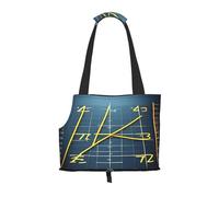 Sac de transport mathématique imprimé jaune pour chiots et chiens de petite taille et chats