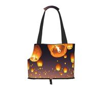 Sac de transport pliable pour chat et chien, lanterne volante chinoise, sac fourre-tout imperméable et pliable pour petits chiens, sac de transport de voyage respirant avec crochet de sécurité et