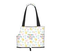 Sac de transport pliable pour chat et chien, sac fourre-tout imperméable et pliable pour petits chiens, sac de transport de voyage respirant avec crochet de sécurité et fenêtre de visualisation (34 x