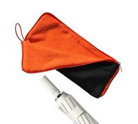 Sac de transport pliable pour parapluie | Houppette chenille à séchage des mains avec fermeture éclair | Sac de rangement super absorbant | Housse de parapluie à séchage rapide pour parapluie pliable,