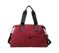 Sac de transport polyvalent avec sangle réglable - Sac de sport pour entraînement de bureau, voyage d'une nuit et parentalité - Sacs de voyage spacieux pour les voyages courts, Rouge, Beauté de masse