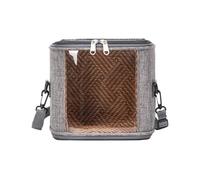 Sac de Transport Portable en Respirante pour Animaux de Compagnie, étui de Voyage pour Animaux à fenêtre Transparente, Pochette Portable pour Petites créatures, Caisse à Vue Claire, fourre-Tout