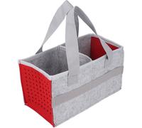 Sac de transport portable espace supplémentaire valise en feutre pour Toniebox Player Starter Set rouge