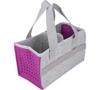 Sac de transport portable espace supplémentaire valise en feutre pour Toniebox Player Starter Set violet violet
