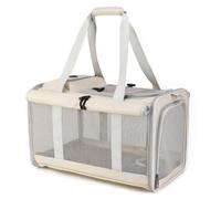 Sac de transport portable pliable pour petits chats et chiens avec grande ouverture, respirant, mains libres, sac de transport pour les voyages