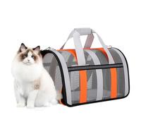 Sac de transport portable pour animaux de compagnie - Transport de voyage pliable pour chiens et chats avec filet respirant | Creative de longue durée, design moderne, sac de transport pratique pour V
