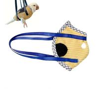 Sac de transport portable pour oiseaux, perroquet, perruche, harnais d'extérieur résistant aux fuites, pour perroquets de petite et moyenne taille, calopsitte, conure à joues vertes