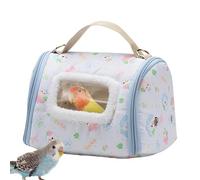 Sac de transport portable pour perroquet - Panneau de visualisation transparent, habitat de compagnon ventilé, transport compact à plumes pour animaux de compagnie, sac à dos sécurisé pour volière |
