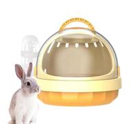 Sac de transport portable pour petits animaux - Respirant, voyage panoramique, cage, cochon d'Inde, hérisson, avec bouteille d'eau amovible, idéal pour les cages de voyage de sucrier, écureuils et kle