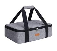 Sac de transport pour aliments chauds ou froids, sac isotherme extensible, parfait pour les lasagnes, les pique-niques, la plage, les voyages, convient aux plats de cuisson de 40 x 28 cm, sac à