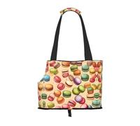 Sac de transport pour animal domestique aromatisé macaron biscuit chat chien confort portable pliable sac de transport pour animal domestique sac fourre-tout
