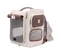 Sac de transport pour animal domestique - Sac à dos pour animal domestique - Voyage pour chiots - Portable - Souple - Respirant - Extensible - Sac pour chats