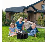 Sac De Transport pour Animaux - À Mailles Respirant Ajustable Confortable Et Pliable - Sac À Bandoulière Chiens en Voyage Et en Plein Air - Camping Randonnée Vacances Et Voyage en Voiture