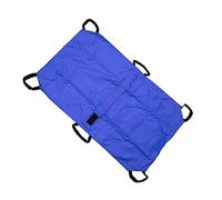 Sac de transport pour animaux de compagnie avec ceinture de sécurité - Pliable - Jusqu'à 60 kg - Pour les urgences, les maladies, les blessures ou les handicaps - 120 x 74 cm - Bleu