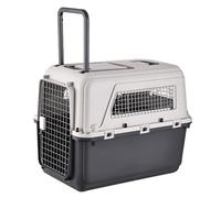 Sac de transport pour animaux de compagnie, portable, en plastique roulant, approuvé par les compagnies aériennes, bol gratuit, convient pour le transport aérien, les traitements médicaux, les voyages
