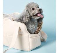 Sac de transport pour animaux de compagnie respirant de mode coréenne, sac de transport croisé pour chiens et chats, portable Rose-L,Bleu-S,Rose-S,Bleu-L,Marron-L,Beige-S,gris-s,Marron-S,Gris-L,Beige-
