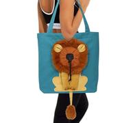Sac de transport pour animaux de compagnie -sac à bandoulière en toile -sac de transport kitten -coupe de types de lion pour l'épaule pour animaux