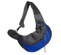 Sac de transport pour animaux de compagnie - Système de sac à bandoulière en tissu ventilé, pochette de maintien sécurisée pour animaux de compagnie, structure de transport douce et confortable, acces