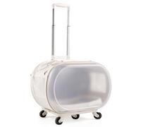 Sac de transport pour animaux domestiques - Valise pour chat et petit chien - Valise à roulettes à roulettes - Sac de transport à roulettes pour animaux de compagnie pour la promenade, l'utilisation
