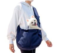 Sac De Transport pour Animaux en Bandoulière,Poche De Transport pour Animaux Spacieuse - Sac À Main pour Chiot - pour Petit et Moyen Chiot Voyage en Plein Air Marche