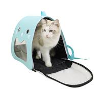 Sac De Transport pour Animaux, Sac des Voyage avec Protection Intimité, Sacs Souple Chat Chien pour Taille Moyenne Petite, 32x27x35cm, Parfait Pours Voiture Avion Vétérinaire Intérieur Extérieur