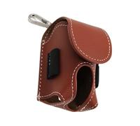 Sac de transport pour balles de golf - Avec porte-clés - En cuir synthétique imperméable - Accessoire de golf pour la course, les tournois et l'entraînement