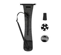 Sac de transport pour bâtons de randonnée, sac de rangement en nylon imperméable, longue sangle pour alpinisme, randonnée, camping, escalade, 74 x 18 cm, noir