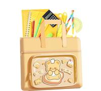 Sac de transport pour bibliothèque | Sac de papeterie de dessin animé - Sac à livres étanche avec fermeture éclair pour adolescentes filles de plage voyage week-end shopping pique-nique excursion