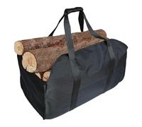 Sac de transport pour bois de chauffage - Grand panier à bois - En Oxford indéchirable et imperméable - Idéal pour cheminée et extérieur - Peut également être utilisé comme panier à provisions ou sac