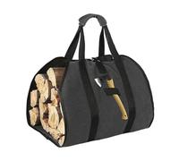 Sac de Transport pour Bois de Chauffage, Toile Sac à Bûche Cheminée Imperméable, Pliables a Buches avec Poignées, pour Poêles à Bois, Camping, Plage