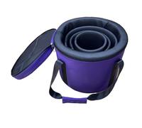 Sac de transport pour bols chantants Bol en cristal solide à paroi épaisse, ensemble de sacs empilables for bol chantant, étui transport, sac rembourré for(12 inch)