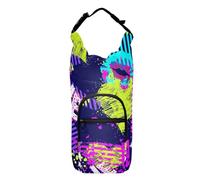 Sac de transport pour bouteille d'eau style disco rétro des années 70, graffiti, peu encombrant, pour bouteille d'eau, convient aux bouteilles de 590 ml, 680 ml, 946 ml, 120 ml