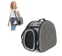 Sac de Transport pour Chat Cage Sac de Lapin Caisse Voyage pour Chat Chien Petit Transporteur de Chat Caisse de Transport pour Petits Animaux Respirable Démontable Lavable Pliable