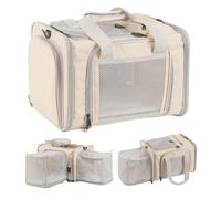 Sac de Transport pour Chat Caisse Portable homologuée Avion | Transporteur De Chat Pour Vétérinaire Promenade Transport Voiture Aéroport Sortie Courses Taxi Urbain