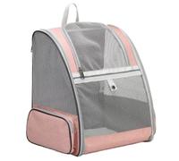 Sac De Transport pour Chat Chien Sac À Dos pour Chiot, Sac De Sortie pour Animaux De Compagnie, avec Ventilation en Maille, Caractéristiques De Sécurité, Support Arrière pour Chien Animaux(B)