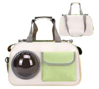 Sac de transport pour chat | Fenêtre à bulles - Sac de transport résistant aux chocs et respirant pour école, voiture, extérieur, hôpital, camping, avion, voyage, aventure, randonnée